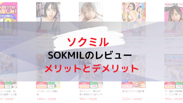 SOKMIL（ソクミル）のレビュー |メリットとデメリット